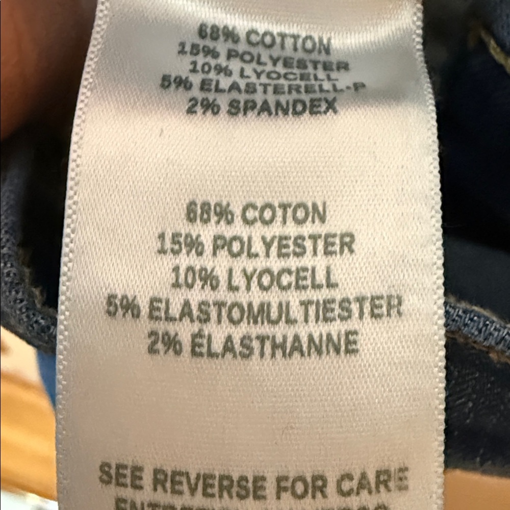 7 For All Mankind Dark Blue Denim Jeans - Picture 4 of 7